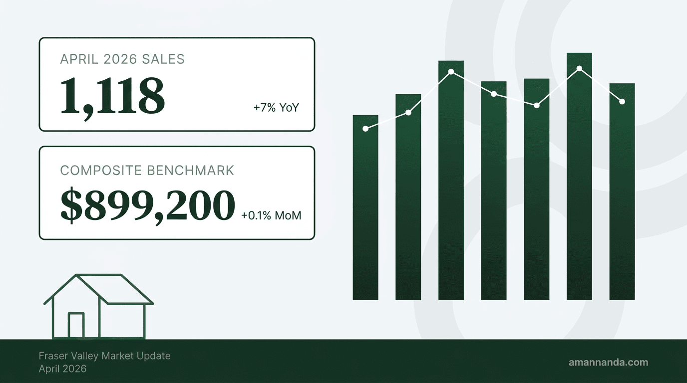 Fraser Valley real estate market statistics for April 2026