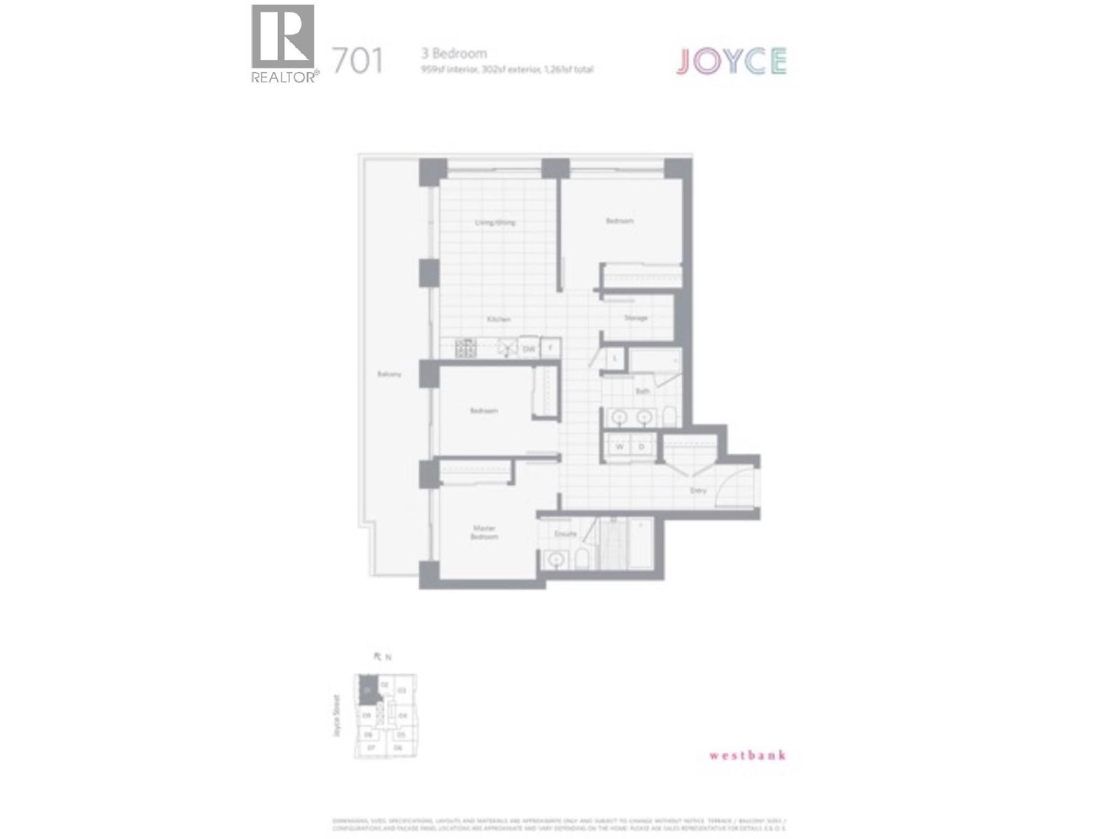 701 - 5058 JOYCE STREET